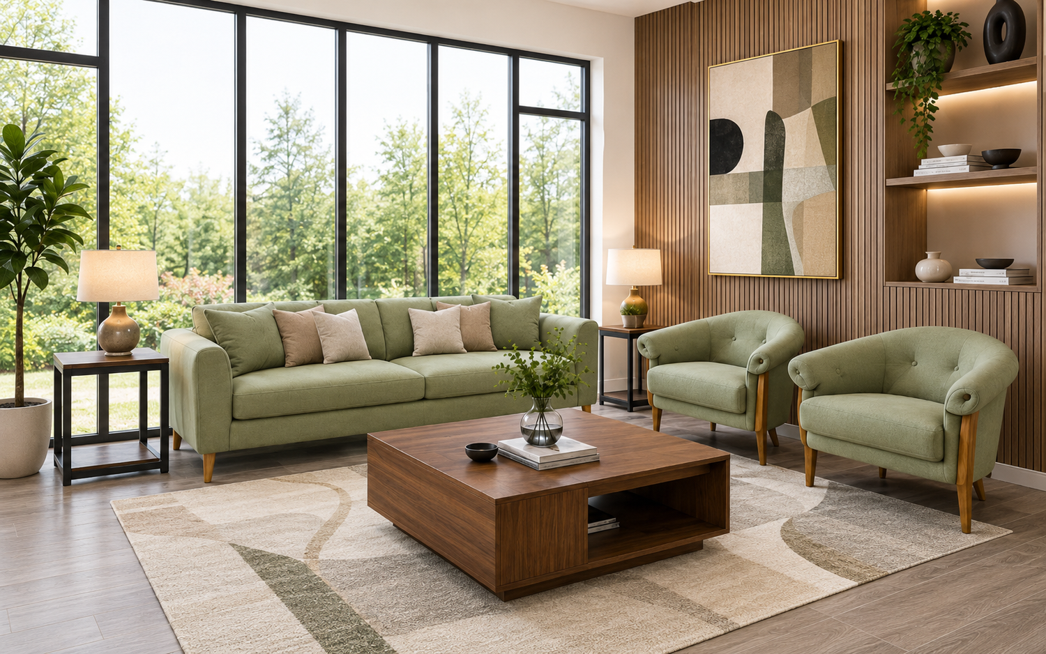 Modern Fabric Sofa